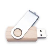 La torsion a formé le LOGO gravant en refief d'USB d'entraînement en métal de couleur en bambou en bois de caisse