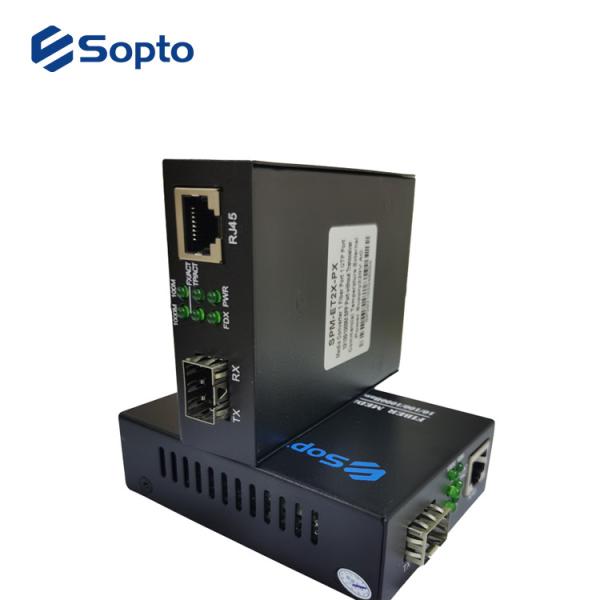 10/100/1000Base OEM Fiber Media Converter RJ45 SC Duplex 20KM
