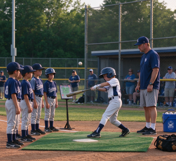 Artificial Turf Baseball Batting Mat with PU Foam Backing Low Maintenance and Customizable Options