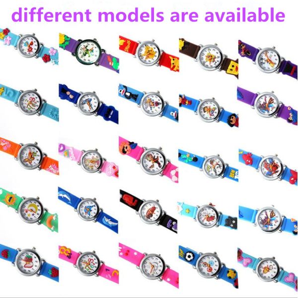 Multipattern Quartz Kids Watch 14mm Thickness OEM Available