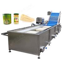 Ligne de traitement de lavage de coupe d'asperges / machine de production de brocoli / machine de traitement d'asperges