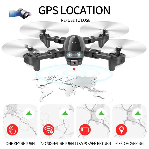 5G RC Quadcopter Drone 4K WiFi FPV Foldable Off-Point Flying Gesture Photos Video s167 drone