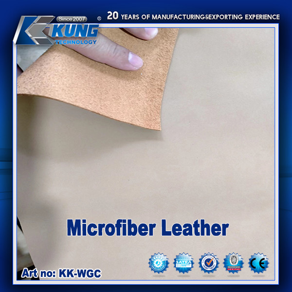Mildewproof Leather Microfiber Shoe Material Abrasion Resistant Width 54