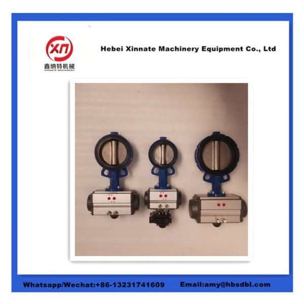 220V 380V Batching Plant Spare Parts 4 Holes 8 Holes Solenoid Butterfly Valve