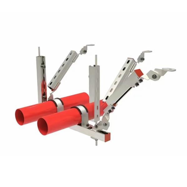 Lateral 4 Way Electrical Seismic Bracing Structural Supports Shockproof