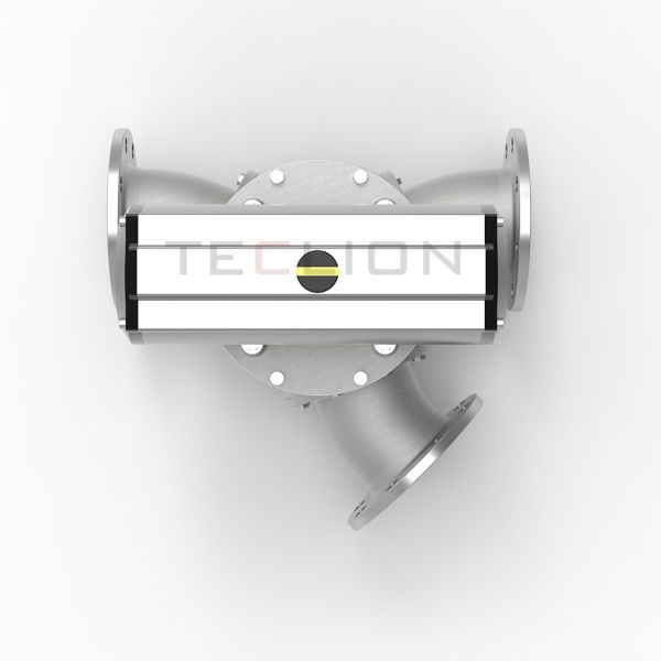 Return Pneumatic Conveying Valves Diverter Gate For Material Handling System