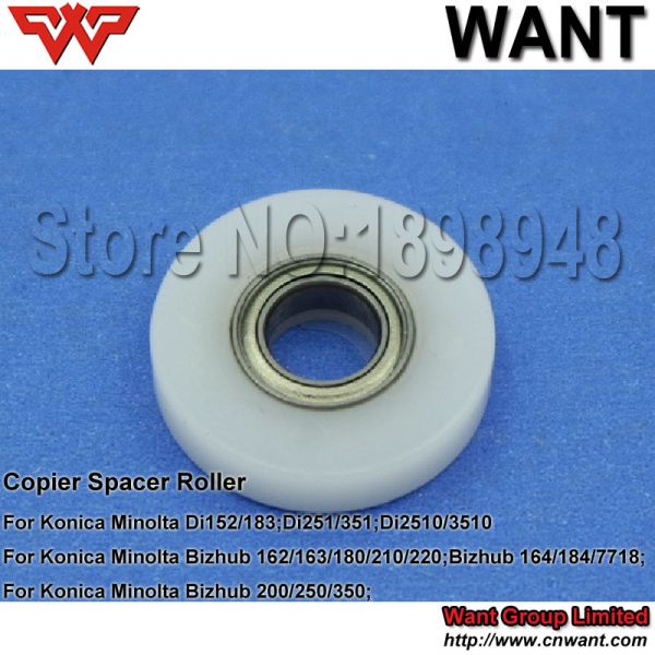 BH223 BH283 BH363 BH423 BH7828 Spacer Roller with Bearing for Konica Minolta A1UD-3717-00 A1UD371700