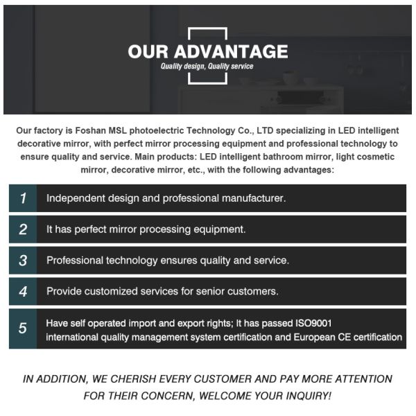 5mm LED Round Bathroom Mirror Silver LED Illuminated Bathroom Mirror 3000K - 6000K