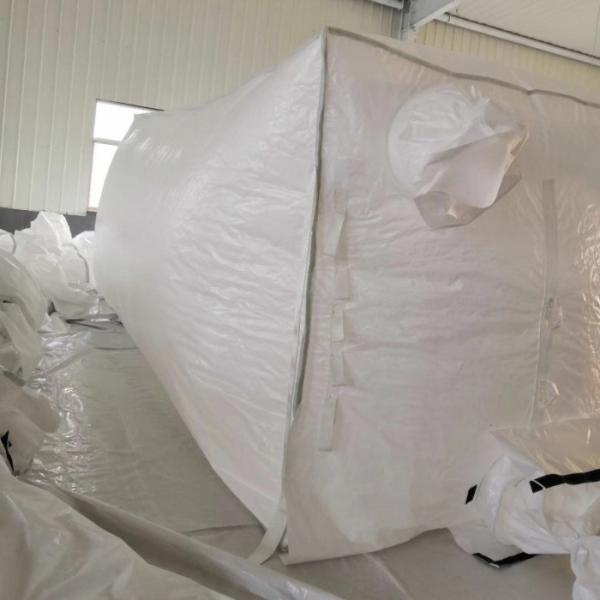 2.4×2.4m 20Ft Liner Bag Container Side Seam Loop Dry Bulk Liners For Granular
