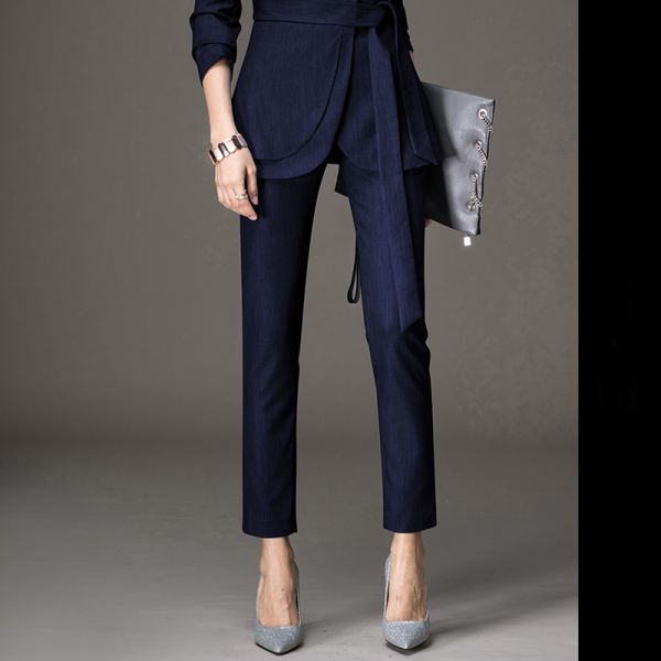 Классические женские костюмы для женщин женские бизнес-костюмы без декоративных кнопок