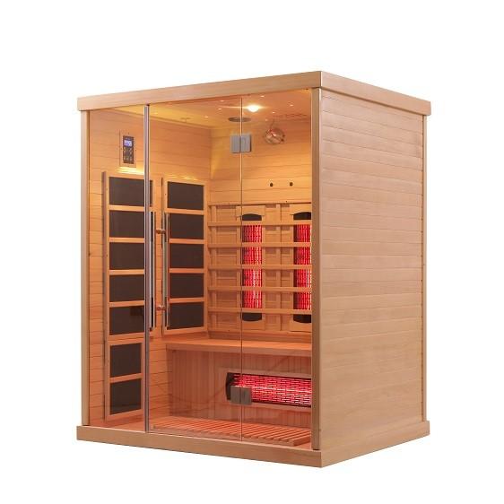 Canadian Hemlock Custom Home Sauna Kits 3 Person Far Infrared