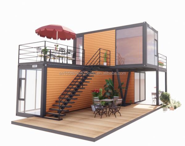 50/75/100mm Wave Sandwich Panel Wall 20 Feet Portable Shipping Container Clothing Store Prefab Mobile Shop Pop-up Retail Store