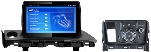 Ouchuangbo car video gps nav for Mazda 6 2017 with Bluetooth connection to the phone then play music android 6.0 system