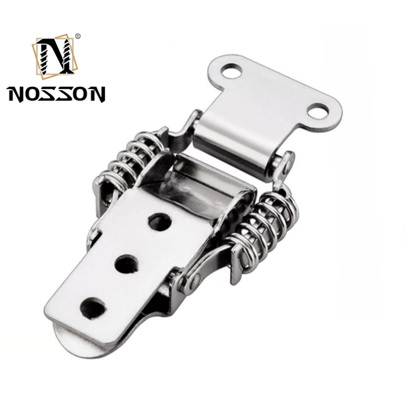 Adjustable Metric Measurement Stainless Steel Spring Lever Tension Latch Toggle Clamp for Toolbox Latch Locking Mechanism
