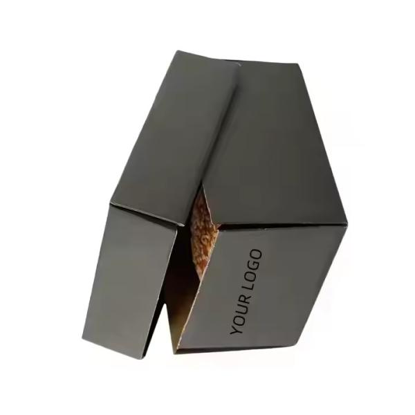 Custom Eco-Friendly Burger Boxes Printed Takeout Packaging with Logo Biodegradable Kraft Paper Food Containers