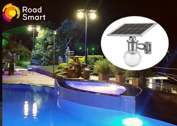 IP 68 Waterproof Outdoor Solar Powered Pole Lights 50000 Hours Lifespan