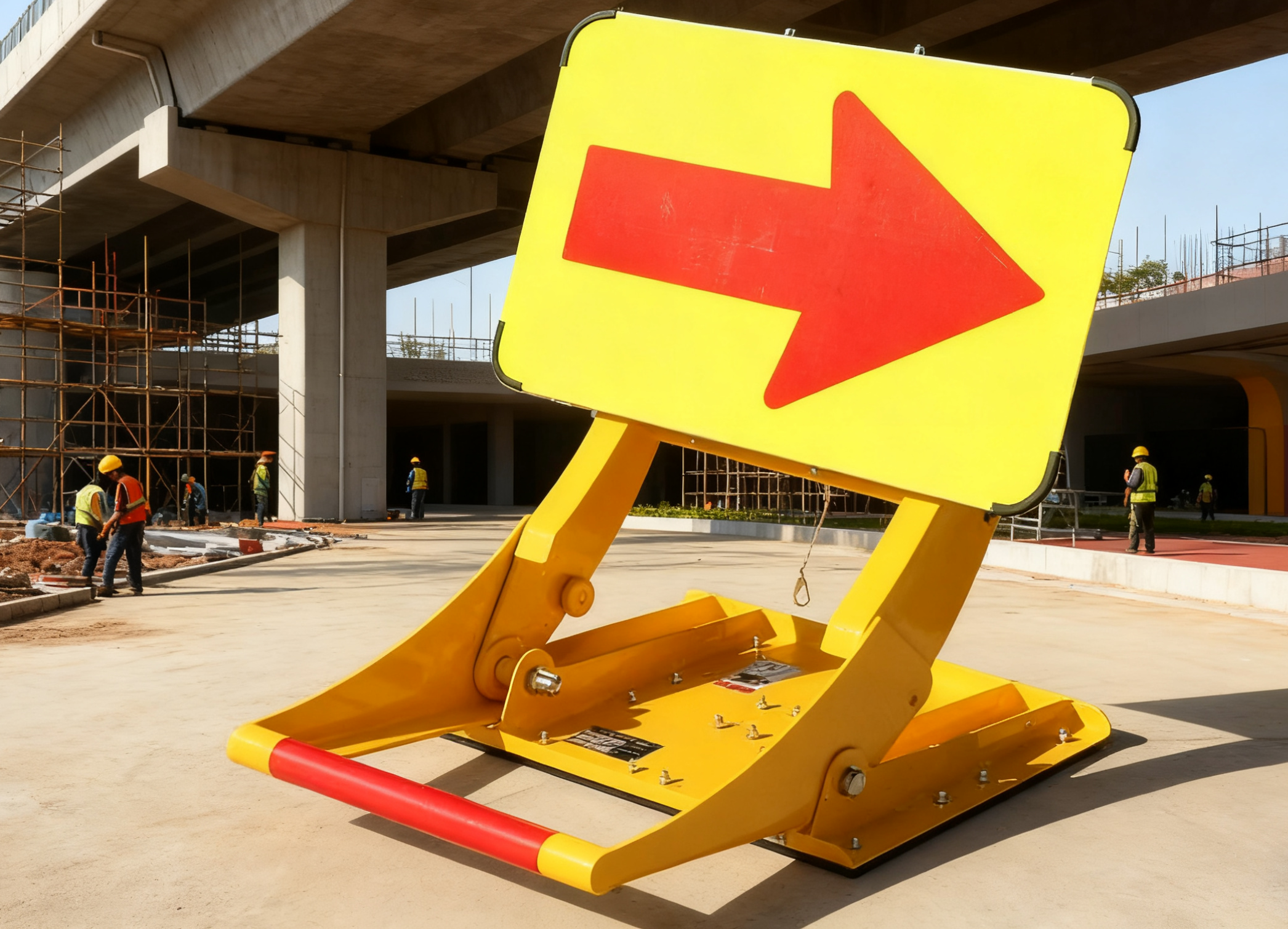 Yellow 13.4kg Parking Space Blocker