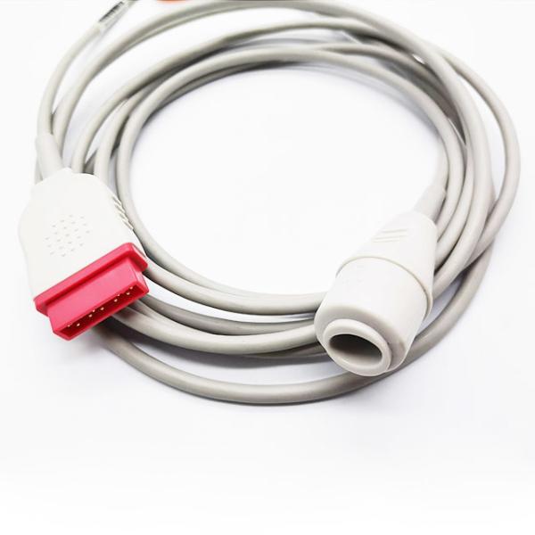 conector compatível de Marquette Edwards dos cuidados médicos de GE do cabo do comprimento IBP de 3.5m