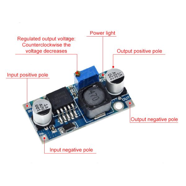 CA2596 LM2596 DC DC TV Power Supply Module