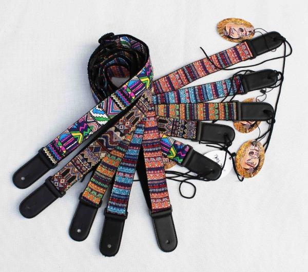 120-180 Cm Classic Personalised Guitar Strap Dye Sublimation Printed Logo