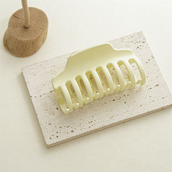 Instagram resin pure color women hair clip accessories Shark Bobby Pin 2022 new feminine matte grips OEM logo