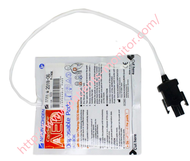 Нихон Кохден АЭД одноразовые подкладки П-740К Дефибриллятор Части медицинское оборудование