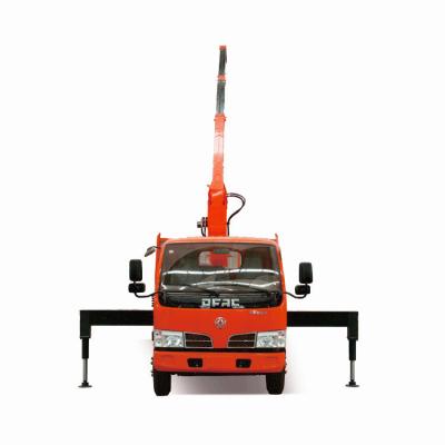 Construction Lifting 5 Tons Mobile Truck Mounted Crane With Stiff Loader Telescopic Boom