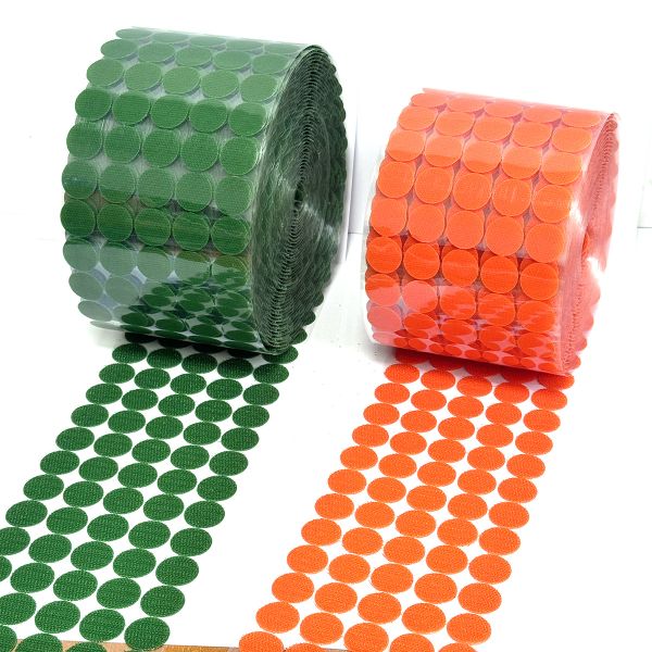 Hebilla de letra de gancho y bucle adhesiva personalizada y pegatinas de gancho y bucle de 20 mm