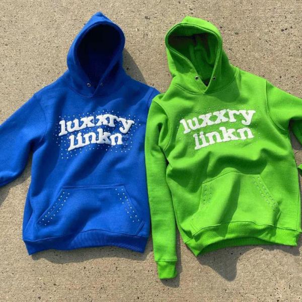 Logo Puff Print Hoodie Custom Streetwear Hoodie Cotton French Terry Bubble Print Pull Over Men