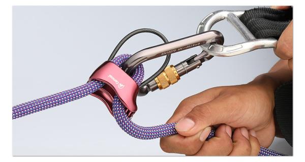 Equipamento de escalada exterior para liga de alumínio de alta resistência e protecção ATC com certificação CE