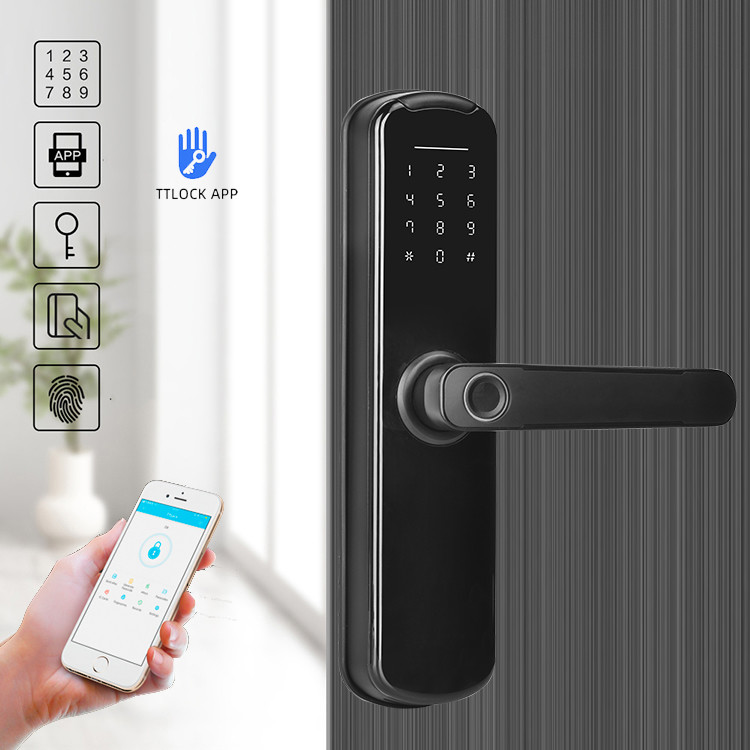 Толщина AA 120mm замка 4 кнопочной панели Bluetooth отпечатка пальцев для дома