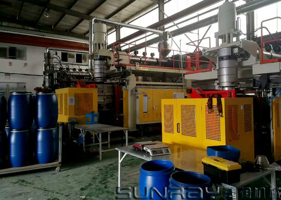 160L Open-Top Drum HDPE Blow Moulding Machine 62KW 220V SRB100N