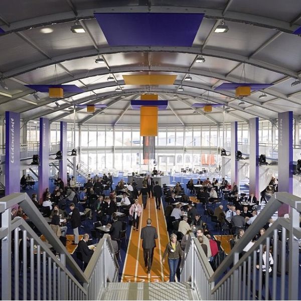 Customized Size Waterproof Double Decker Tent For Exhibition With ABS Wall