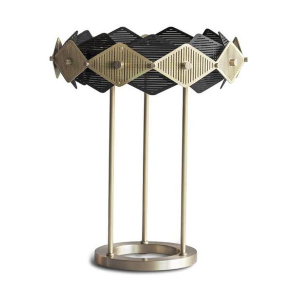 Glass ball table lamp feather bedside table desk light clamp foldable led light Rote LED Table Lamp（WH-MTB-242)