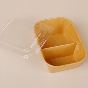 115 X 90 X 35mm Film Coated Brown Kraft Boxes 280gsm Coffee
