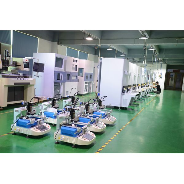 Wisdomshow S7 High-Resolution Vision Guided BGA Rework Station with 8-Segment Temperature Control and K-Type Thermocouple Close-Loop for Training Labs