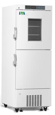 368L Sprayed Plate Steel Laboratory Hospital Combined Deep Upright Refrigerator Freezer