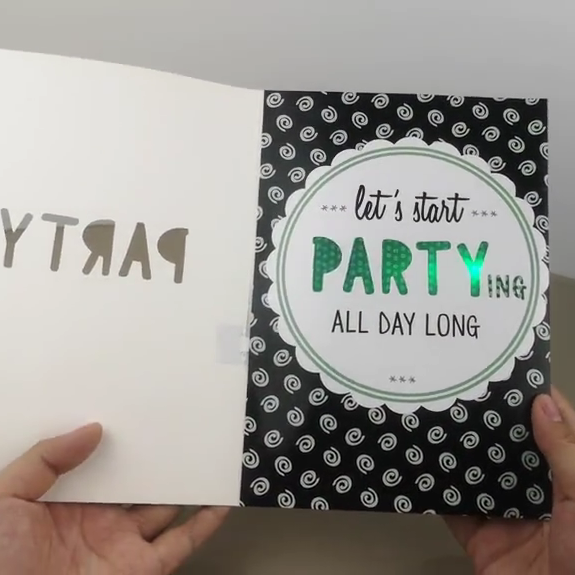 Softcover приветствуя ядровые карты, записи голоса размер 157×222mm