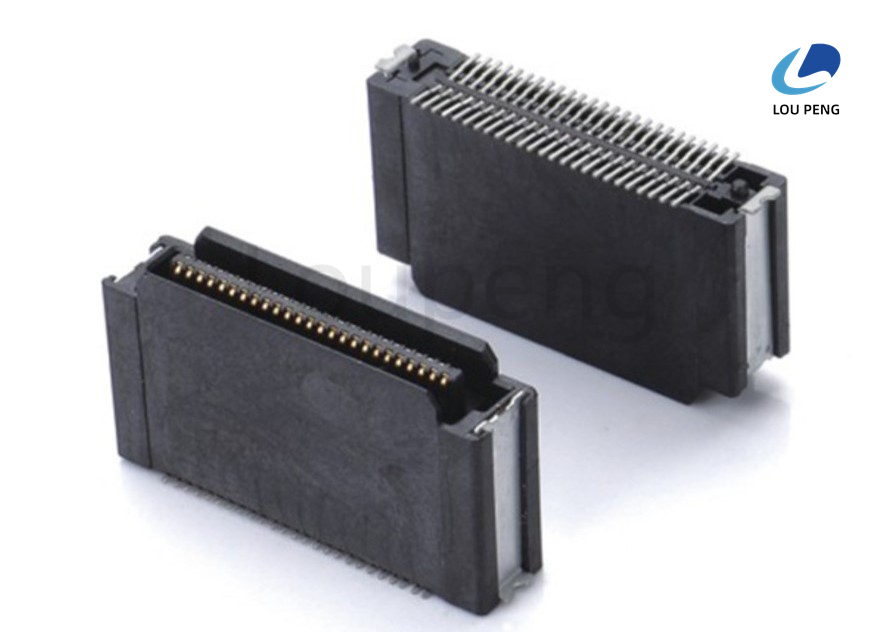 Office Equipment Board To Board Connector with Signal Pin Contact Resistance 50mΩ Max and Current Rating Up To 3A Per Contact