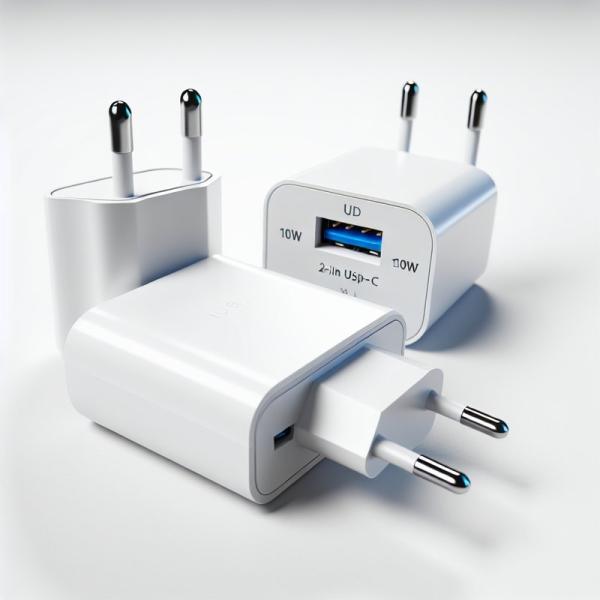 Chargeur mural USB-C 100W UE pour ordinateurs portables et appareils mobiles