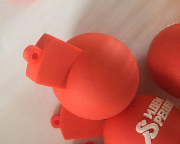 Customized PVC 3D Ball 8GB USB Flash Drive Company Promotional Gift