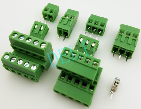 Pluggable Double Level Terminal Block Green Color 5.0 5.08mm DL129B-XX-5.0/5.08 300V 20A