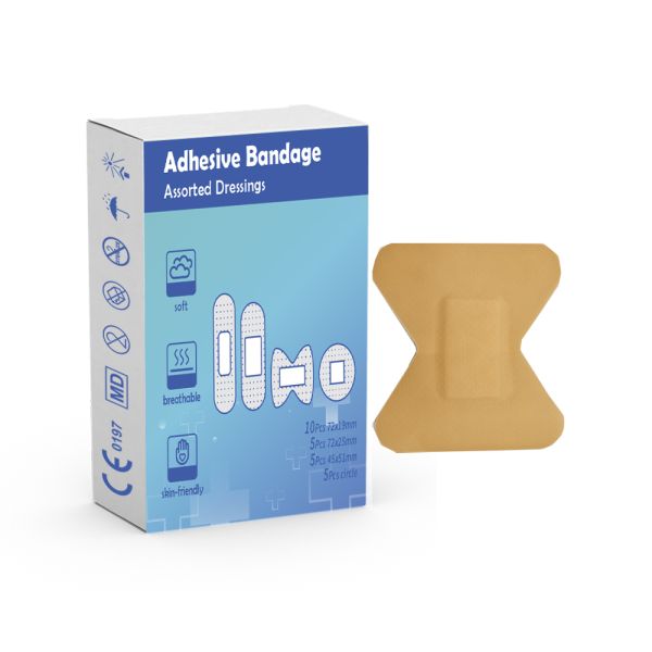 Assorted Sizes Individually Wrapped First Aid Band Aids Adhesive Bandages for Minor Cuts & Scrapes Wound Care