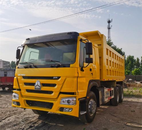 Used Sinotruk Howo Dump Truck 375HP Ten Wheel Truck Double Axle Dump Truck