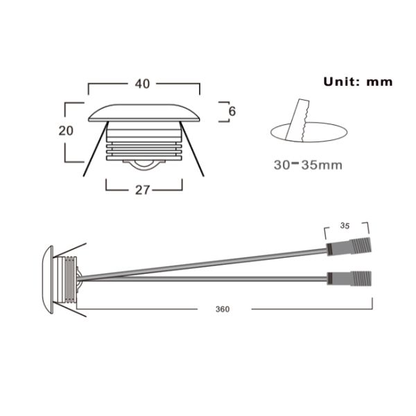 IP67 1W DC12V светодиодный наружный ландшафтный свет светодиодные напольные лампы с отвержденным стеклом для садовых полов