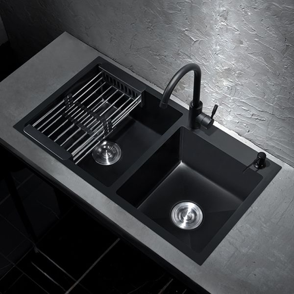 Двойной материал нержавеющей стали 304 раковины 201 стирки овоща шара