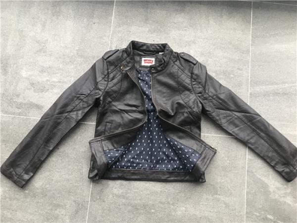 Dark Brown Color Ladies PU Jacket With Epaulets On Shoulder LEDO1719