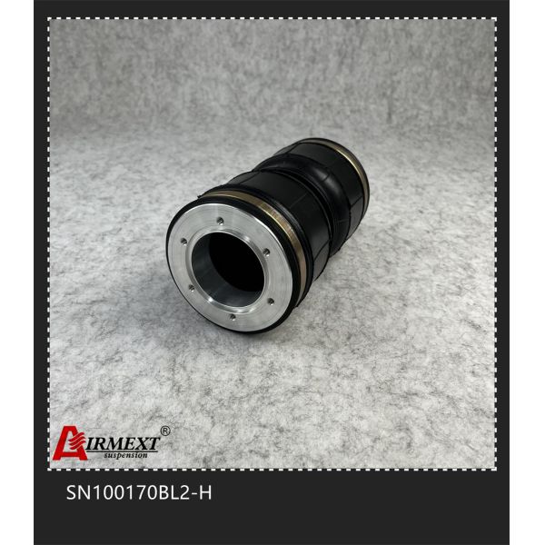 SN100170BL2-H Slim Rubber Shock Absorber Double Convoluted Air Bellow Suspension