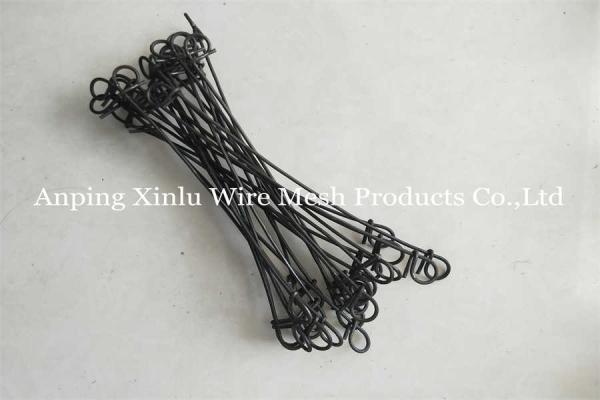 Bundle or Roll Packaging Double Loop Tie Wire Building Binding18 Gauge Black Annealed 0.7mm Rebar Tie Wire Loops