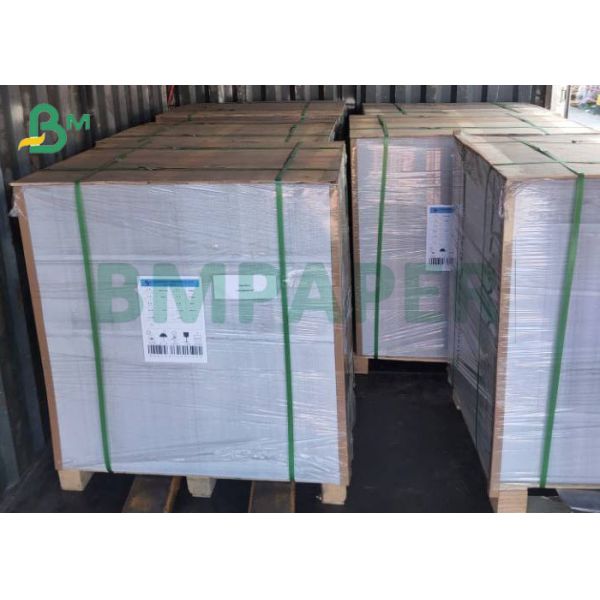 0.8mm To 3mm Thick Cardboard White Laminated grey back Duplex Board Sheets